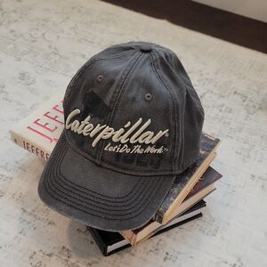 Caterpillar Charcoal Gray Cap